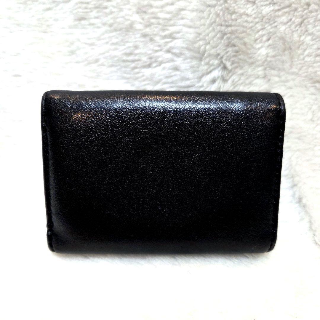 美品 ヴィヴィアンウエストウッド　3つ折り財布　レター型　オーブ　黒