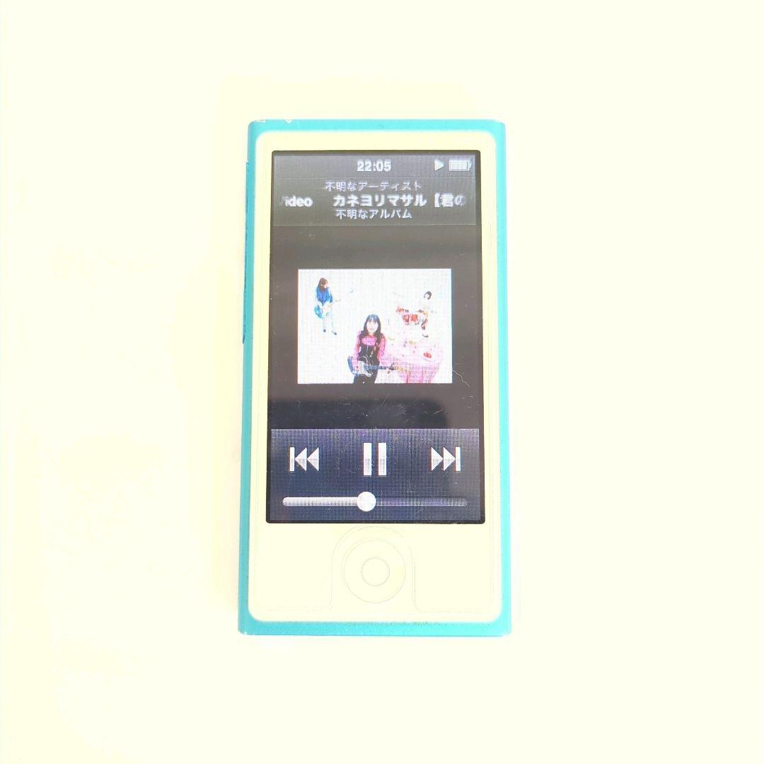 動作確認済み⭐️バッテリー良好⭐️iPod nano 第7世代☄ブルー