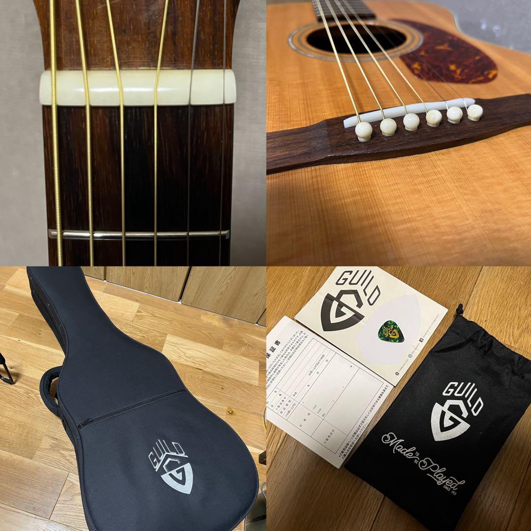 仕様変更！★Guild M-140★美品★セルロイドピックガード★オール単板