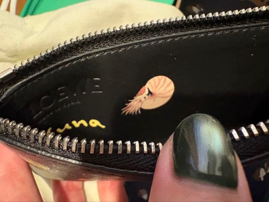 LOEWE 黒 レザー ケース