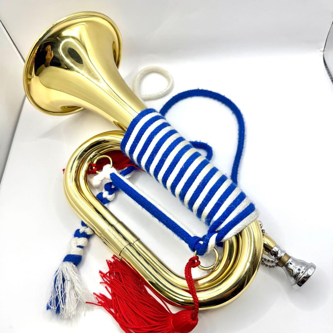 HOLST ホルスト 浜松まつりラッパ 信号ラッパ 3つ巻き ゴールド 金3連