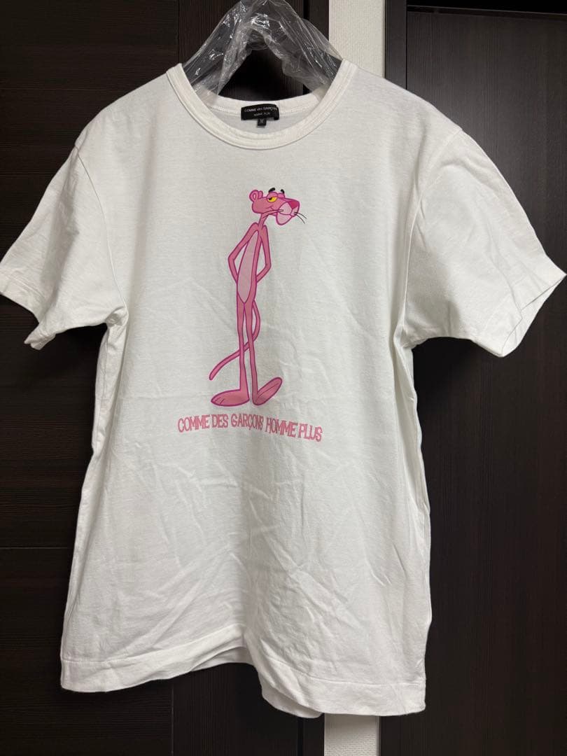 COMME des GARÇONHOMMEPLUS Tシャツ M ピンクパンサー