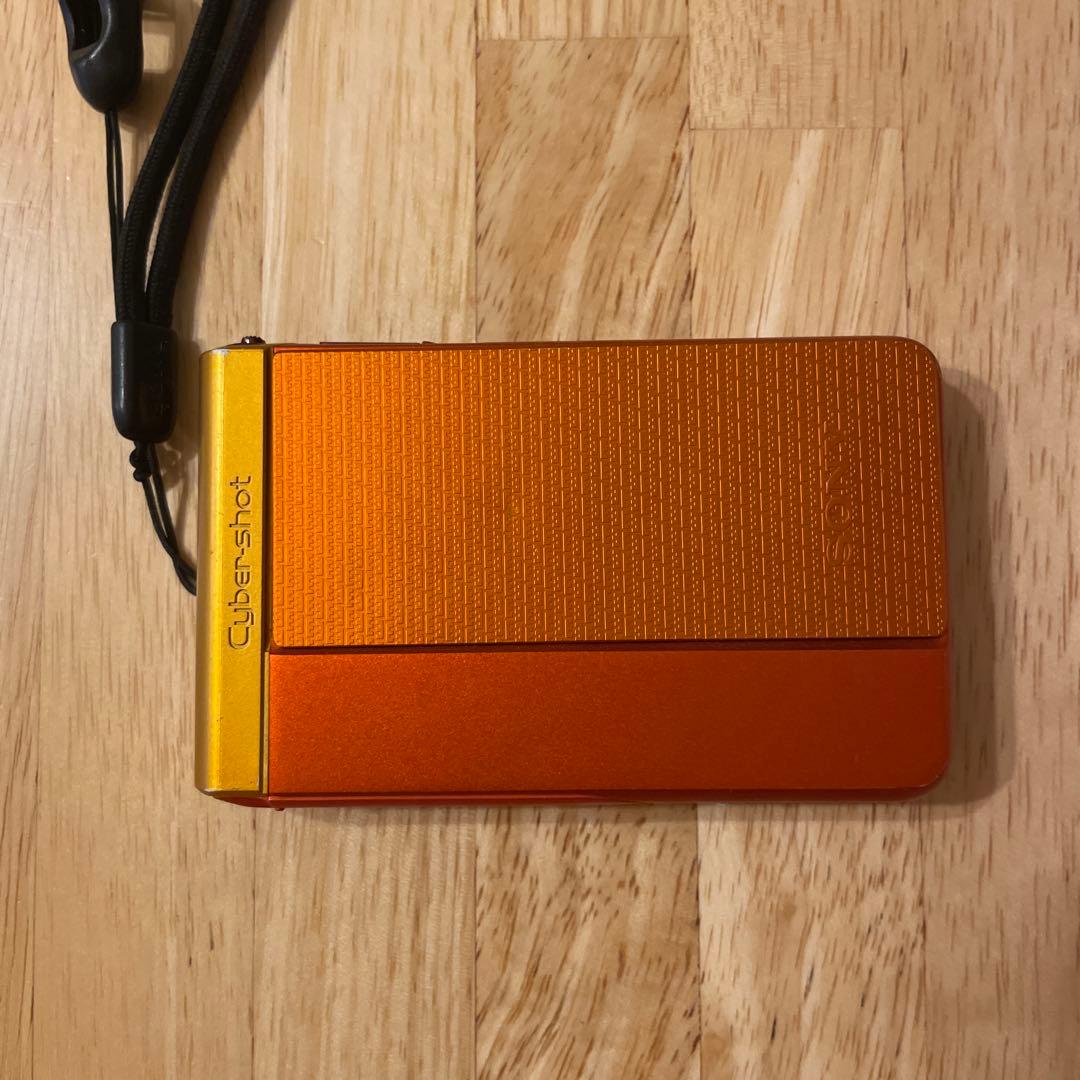 Sony Cyber-shot コンパクトデジタルカメラ オレンジ
