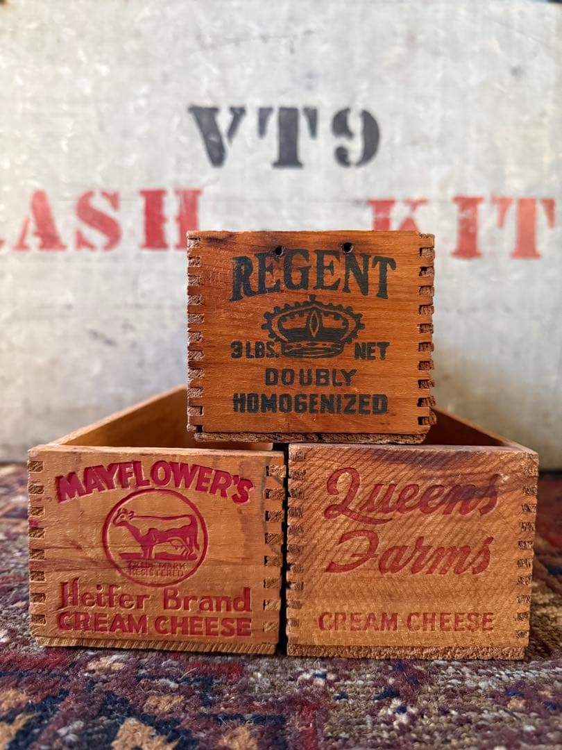 アンティーク雑貨 Vintage Cheese Box