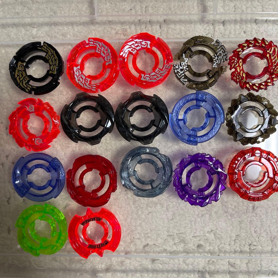 メタルファイトベイブレード　クリアウィール17個　大会入賞