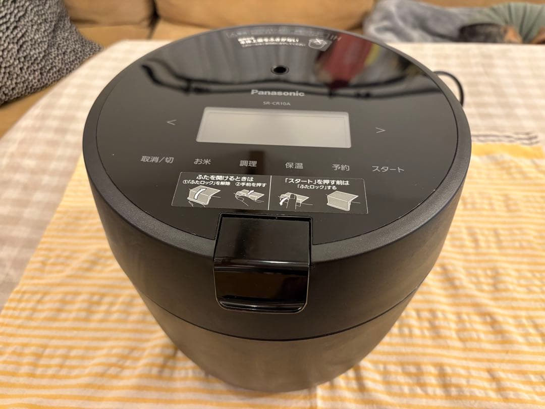 Panasonic SR-CR10A 炊飯器 ブラック
