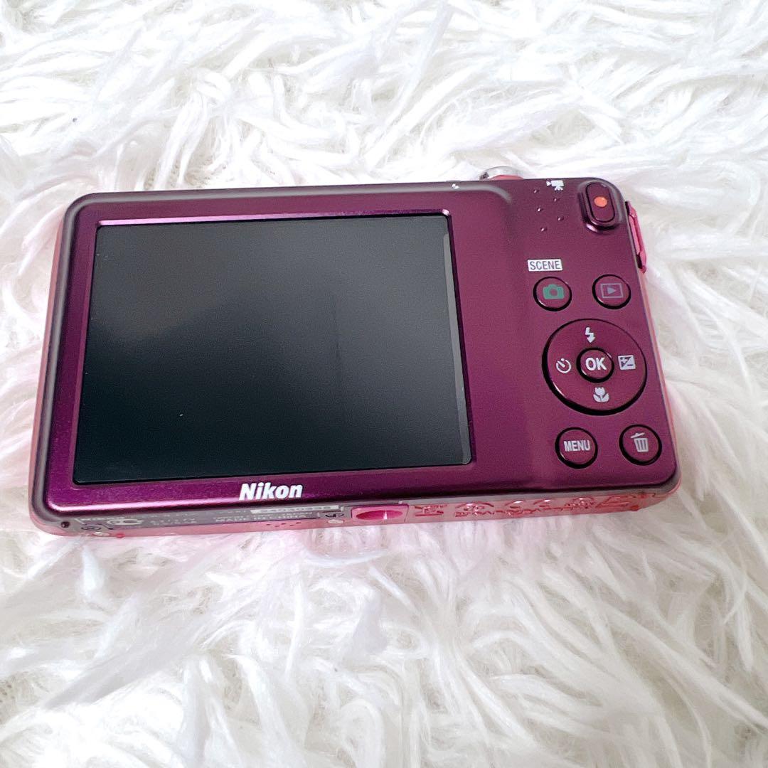 動作確認済✨Nikon COOLPIX S3500 ピンク デジカメ 付属品多数