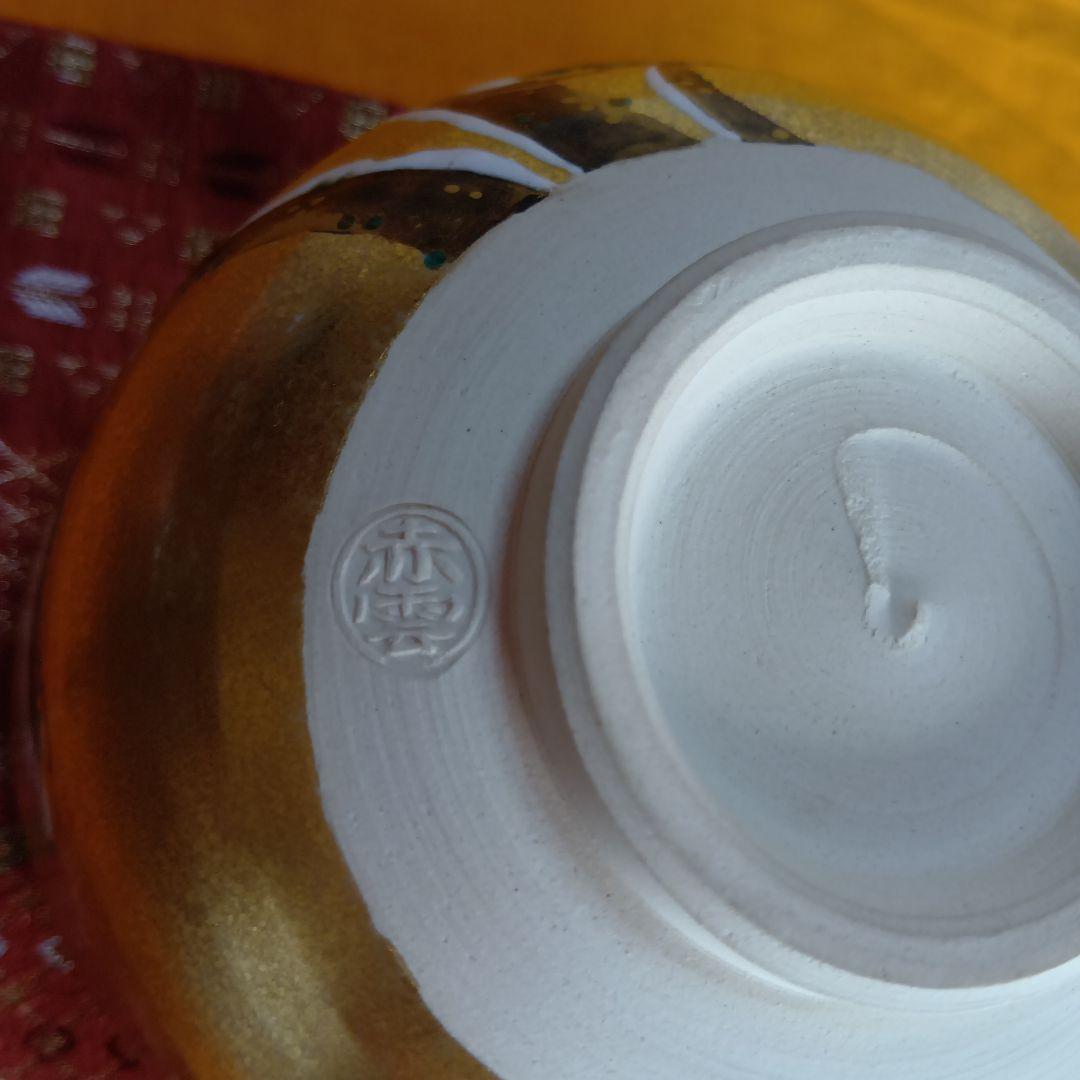 金砂子の抹茶碗