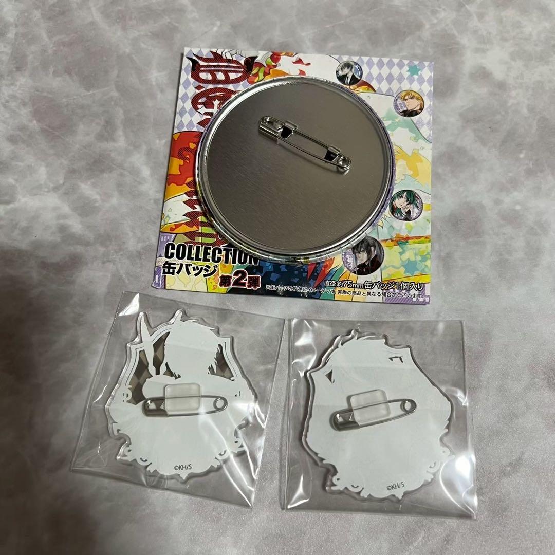 D.Gray-man① Dグレ アレン コレクション缶バッジ アクリルバッジ①