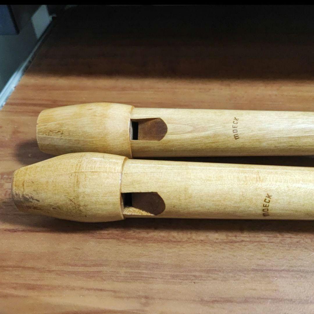 MOECK 木製 リコーダー ヴィンテージ 2本セット