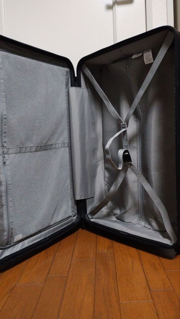 無印良品 バーを自由に調節できる ハードキャリーケース 75L