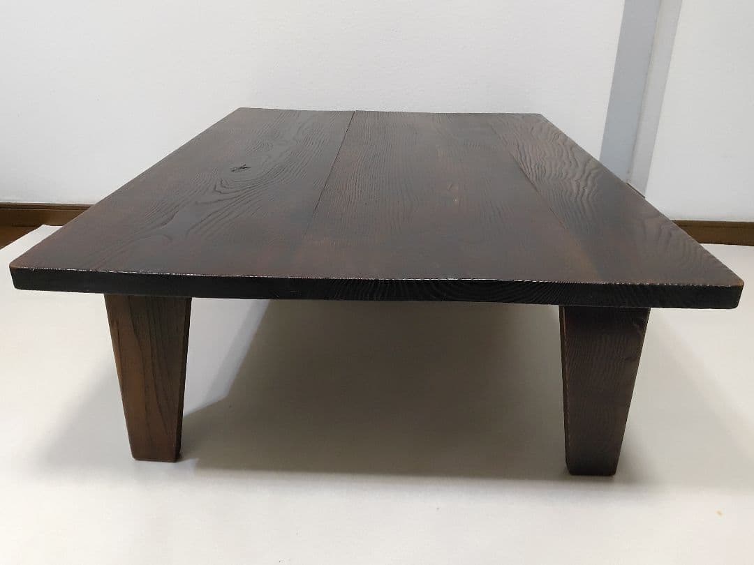 職人の技が光る！ アンティーク 木組み ちゃぶ台 座卓 ローテーブル 昭和レトロ