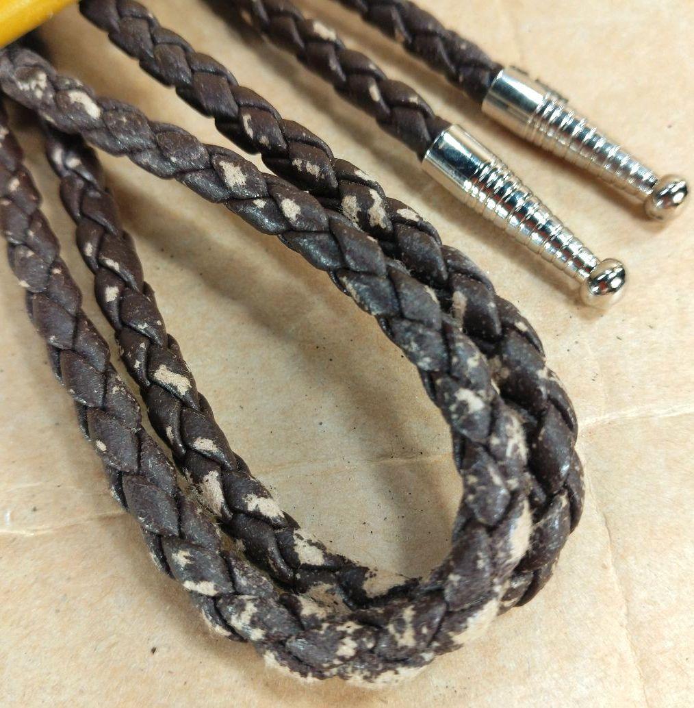 【本物保証】人間国宝 加藤卓男≪ラスター彩 陶板≫ループタイ 共箱 栞 陶器美品