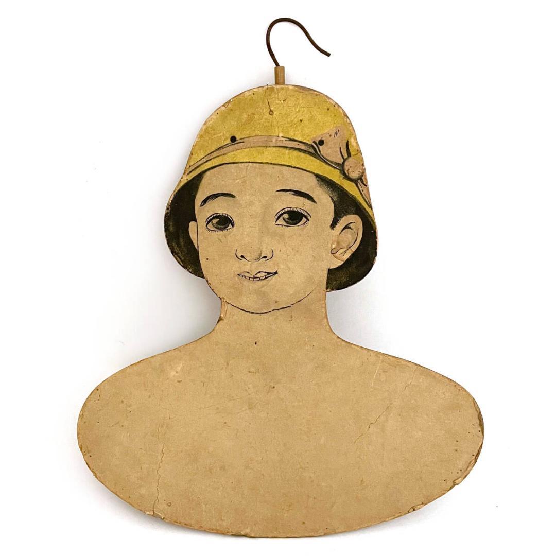 当時物！超レア！！東郷元帥印 学生服の紙ハンガー 男女2セット 東郷平八郎元帥