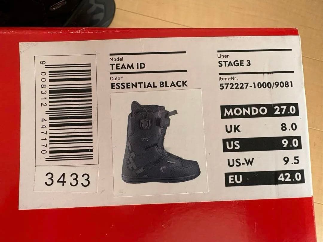 DEELUXE TEAM ID27.0cm ディーラックス スノーボード ブーツ