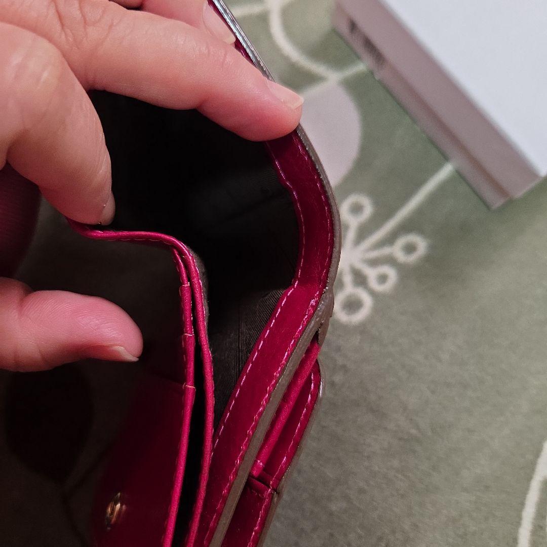 Dakota 二つ折り財布 赤 レザー★追記あり