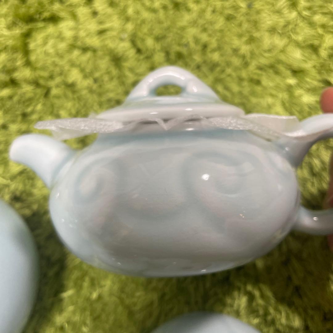 美品⭐︎龍泉青磁茶器一式