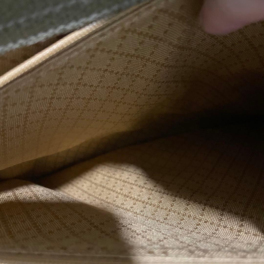 美品　GUCCI グッチ バンブー 2way ショルダーバッグ スエード カーキ