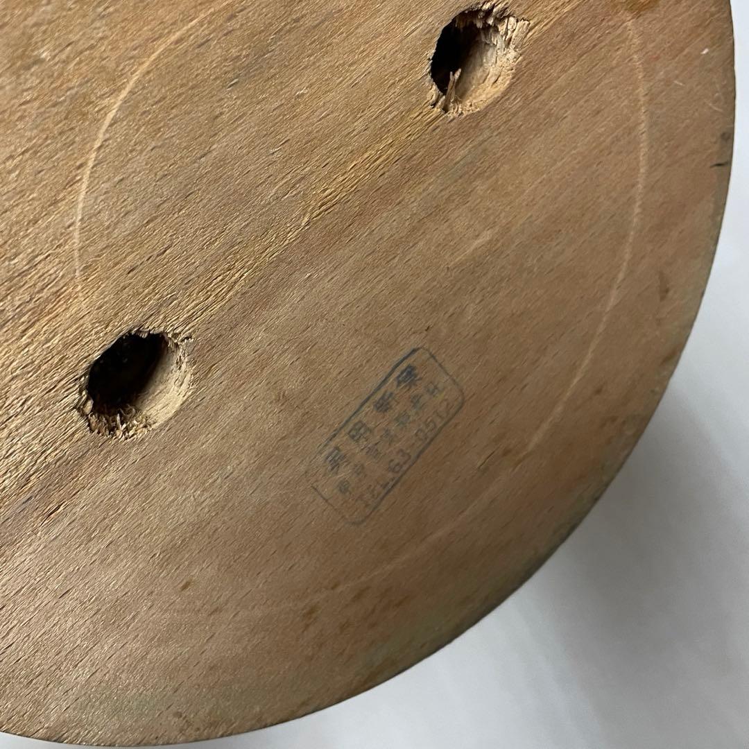 不二家　ペコちゃん首ふり人形　木製台