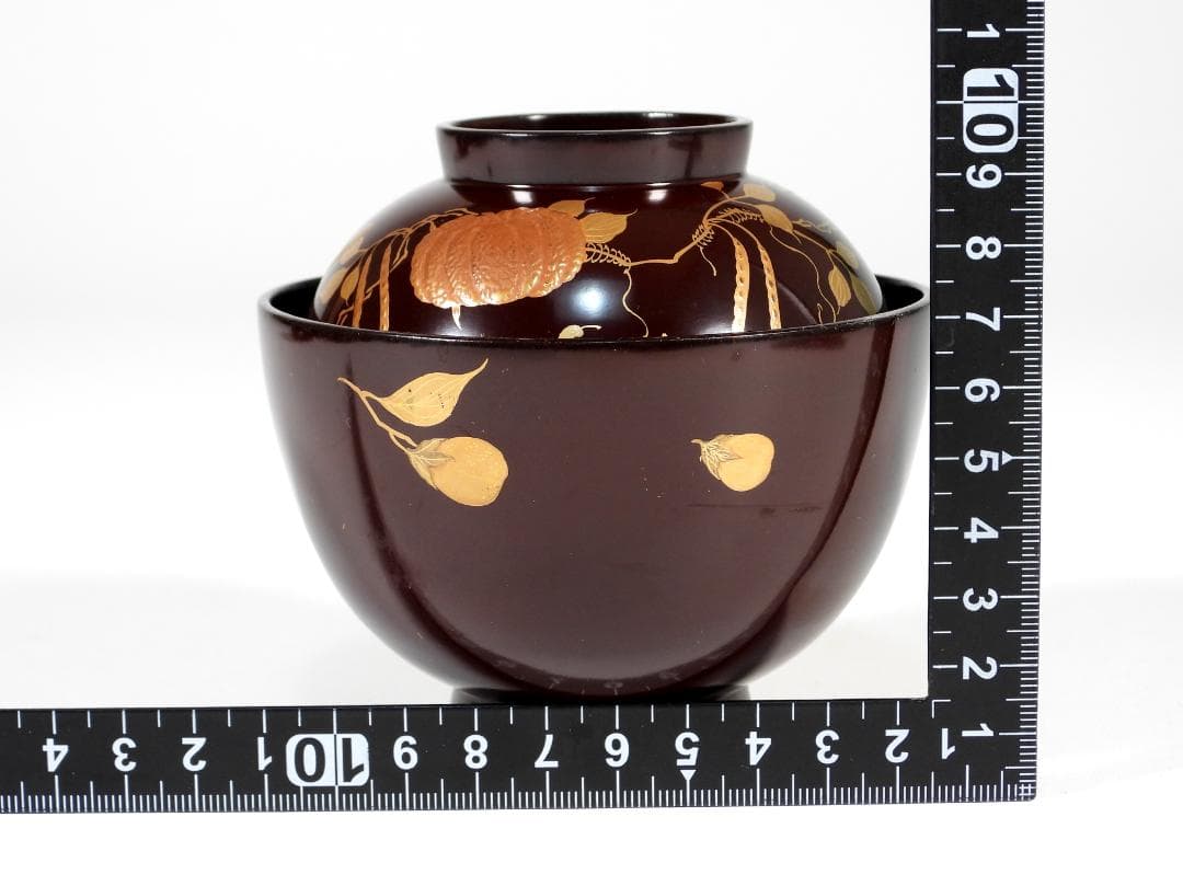 金蒔絵 木製 漆器 輪島金沢能登 汁椀蓋碗5客セット 小吸物碗