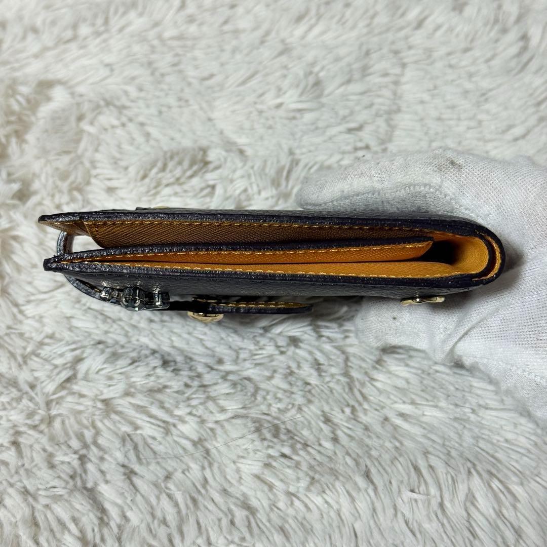 未使用✨A.D.M.J アクセソワ・ドゥ・マドモワゼル　二つ折り　スワロフスキー