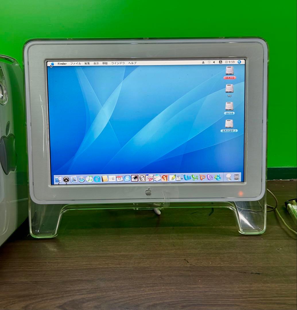 動作商品Appleモニター＆ADC DV I変換器＆mini portアダプター