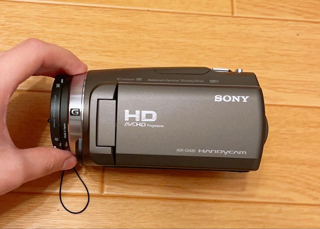 【あこ】SONY HDR-CX680 ビデオカメラ　ブロンズブラウン