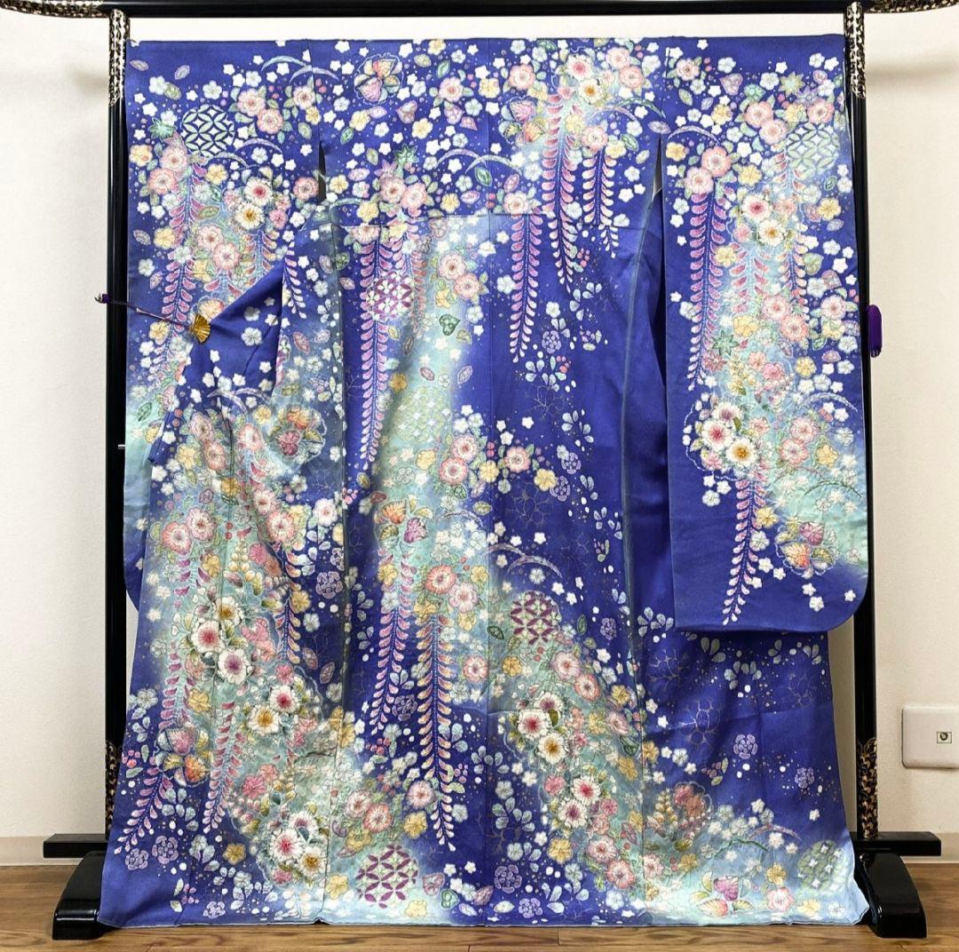 プロフ必読☆翠山工房☆振袖☆辻が花☆絞り☆銀通し