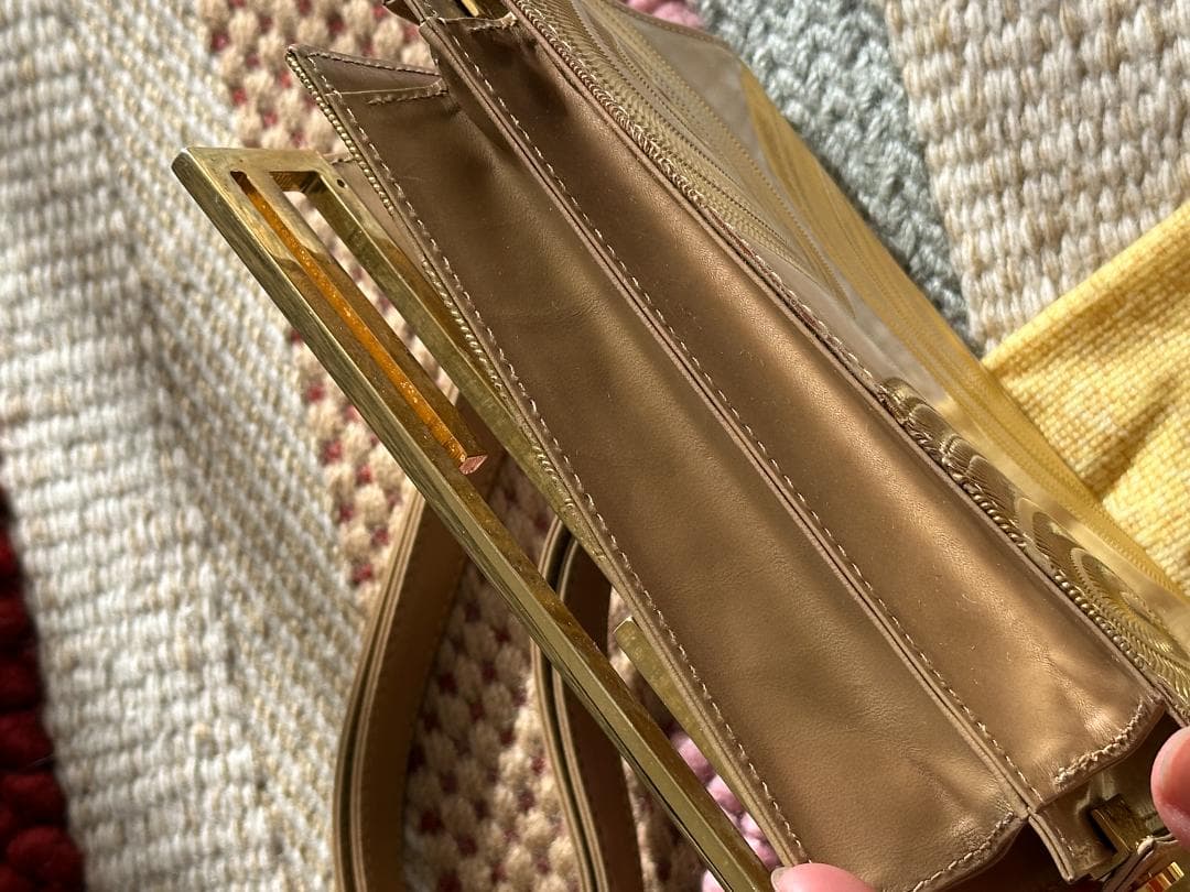 Fendi ゴールド パーティーバッグ