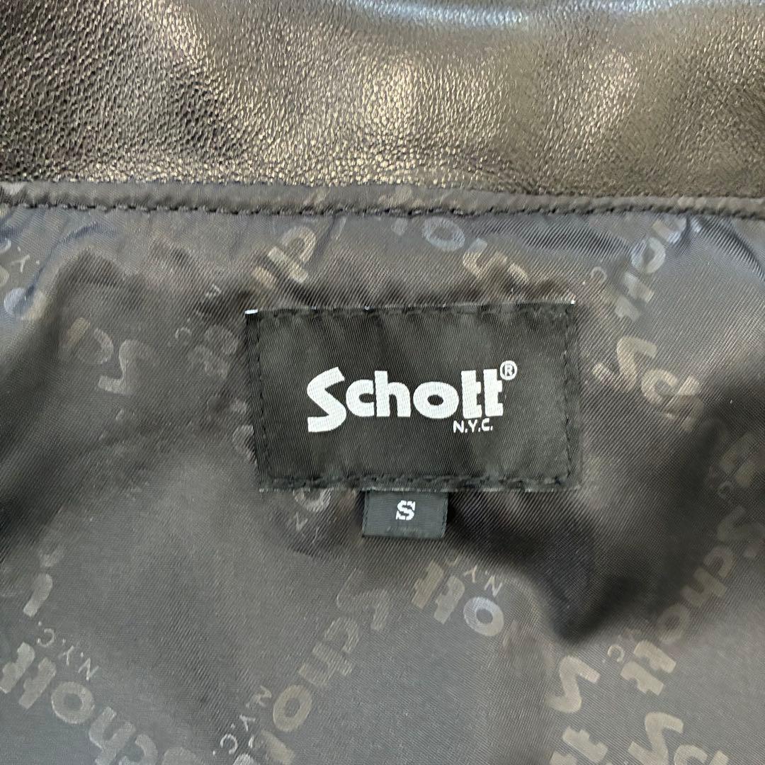 SCHOTT schott レザー ジャケット3121034 黒 ショット