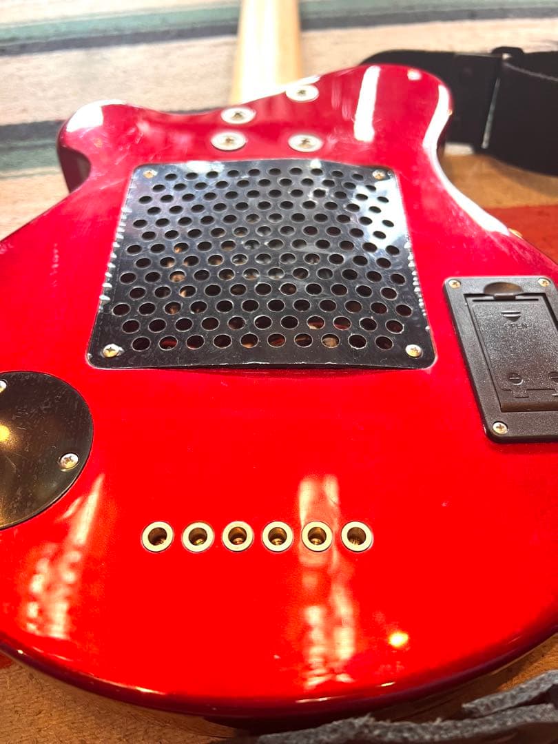 Pignose エレキギター レッド　新品弦張り替え済み　ケース付き