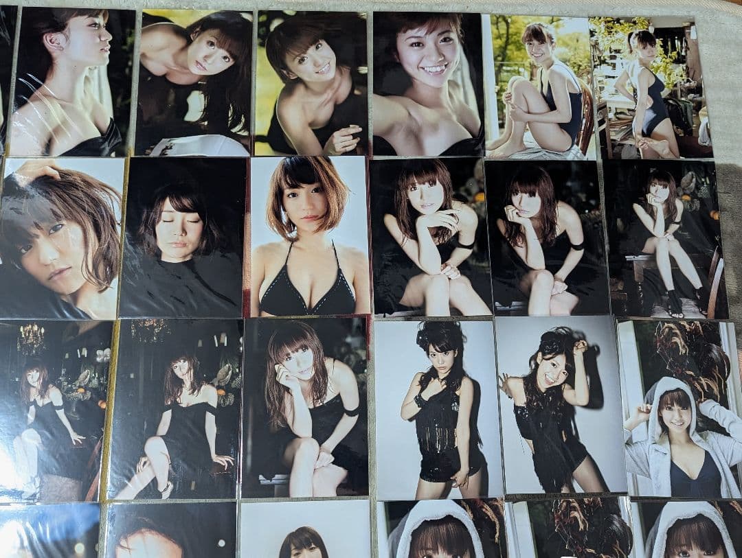 貴重 非売品 美品 オフショット 生写真 無修正 70枚 大島優子①