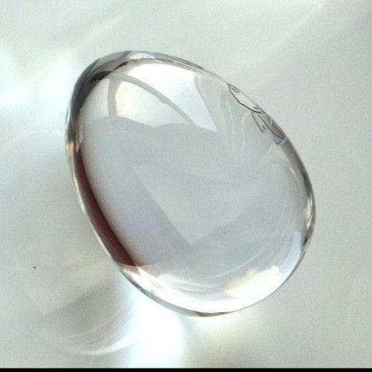 【美品】バカラ　ロイヤルエッグ 　キューピー　クリスタル卵型置物 　箱付き