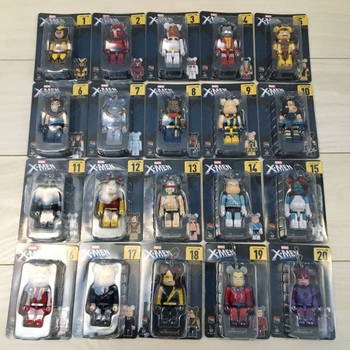 ベアブリック 新品　X-NEN 20種コンプリートセット