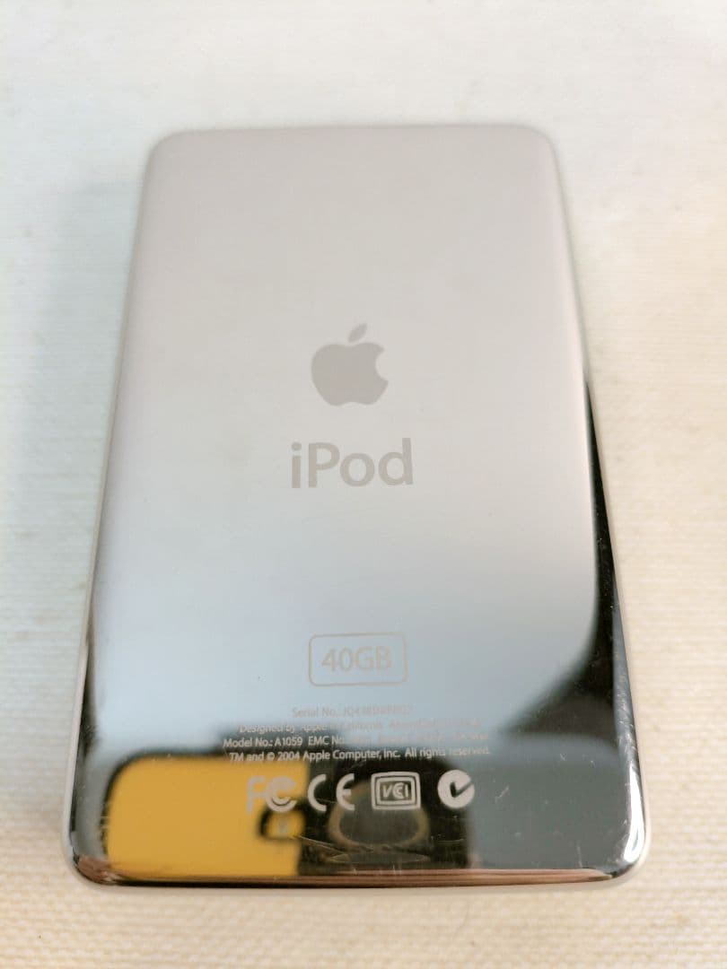 iPod classic 40GB 動作確認済み