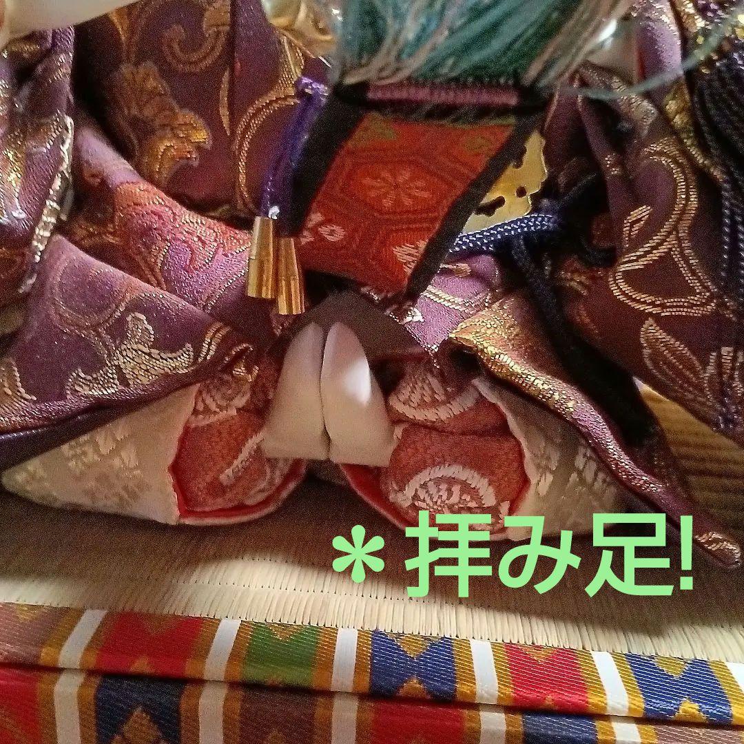 雛人形　親王飾り　内裏雛　秀玉作「7番」　装飾フルセット　骨董的価値お雛様