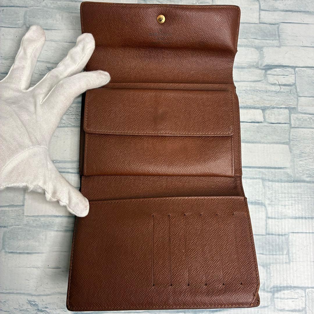 美品　55 LOUIS VUITTON ルイヴィトン　￼三つ折り財布　mt7