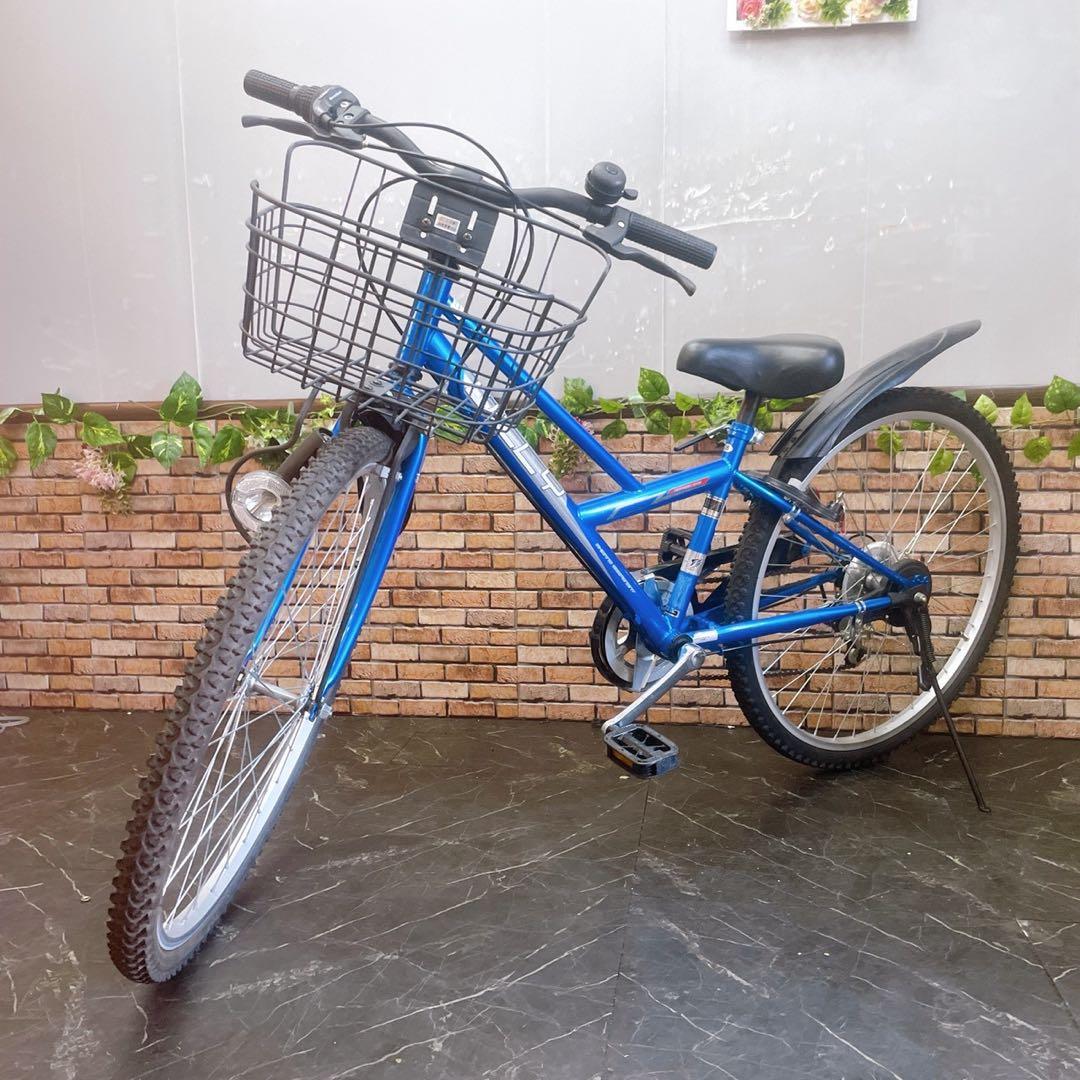 【47】子供用自転車 子供車 WILLY ブルー 26インチ