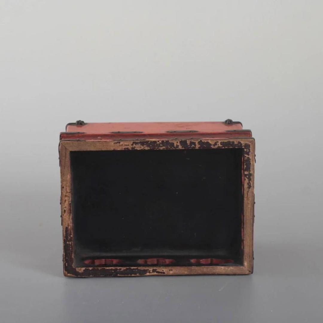 朱塗り 脚付 蓋物 古美術 古道具 アンティーク 漆器