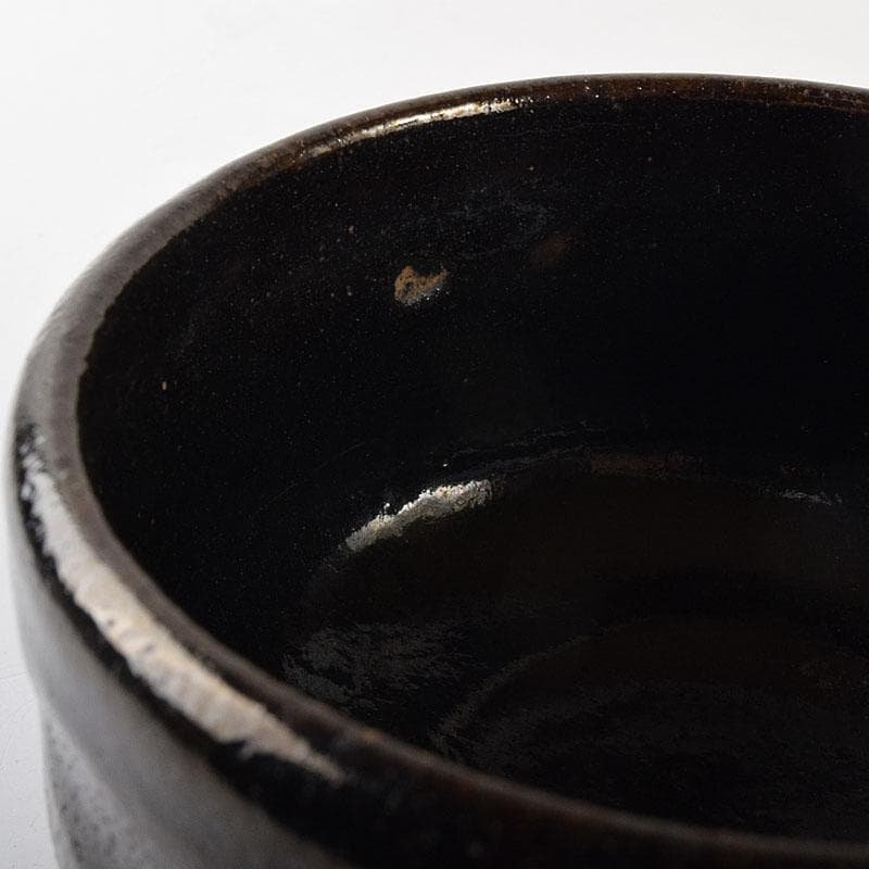 茶道具　黒楽茶碗　時代箱　V　R8626