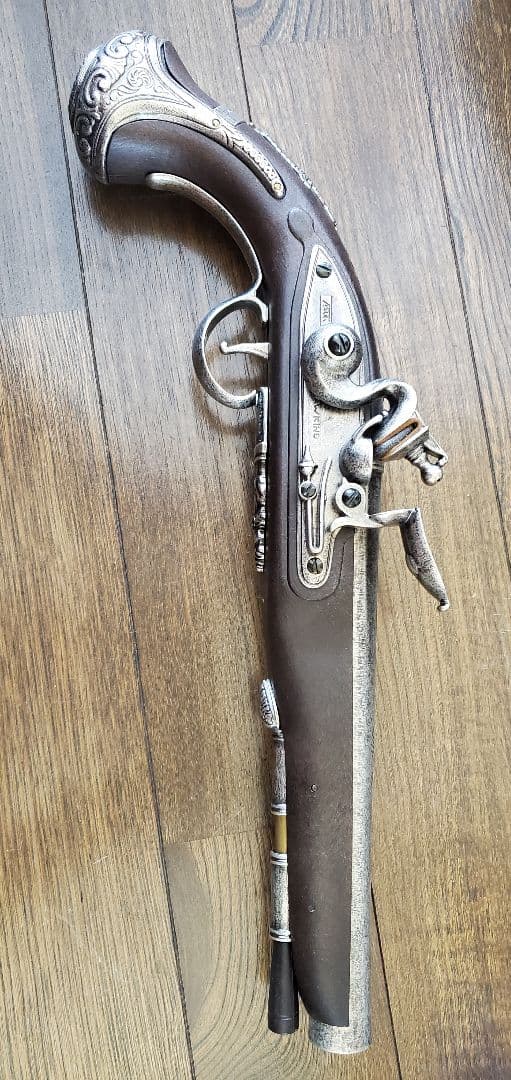 【美品】KTW フリントロックピストル　エアコッキング
