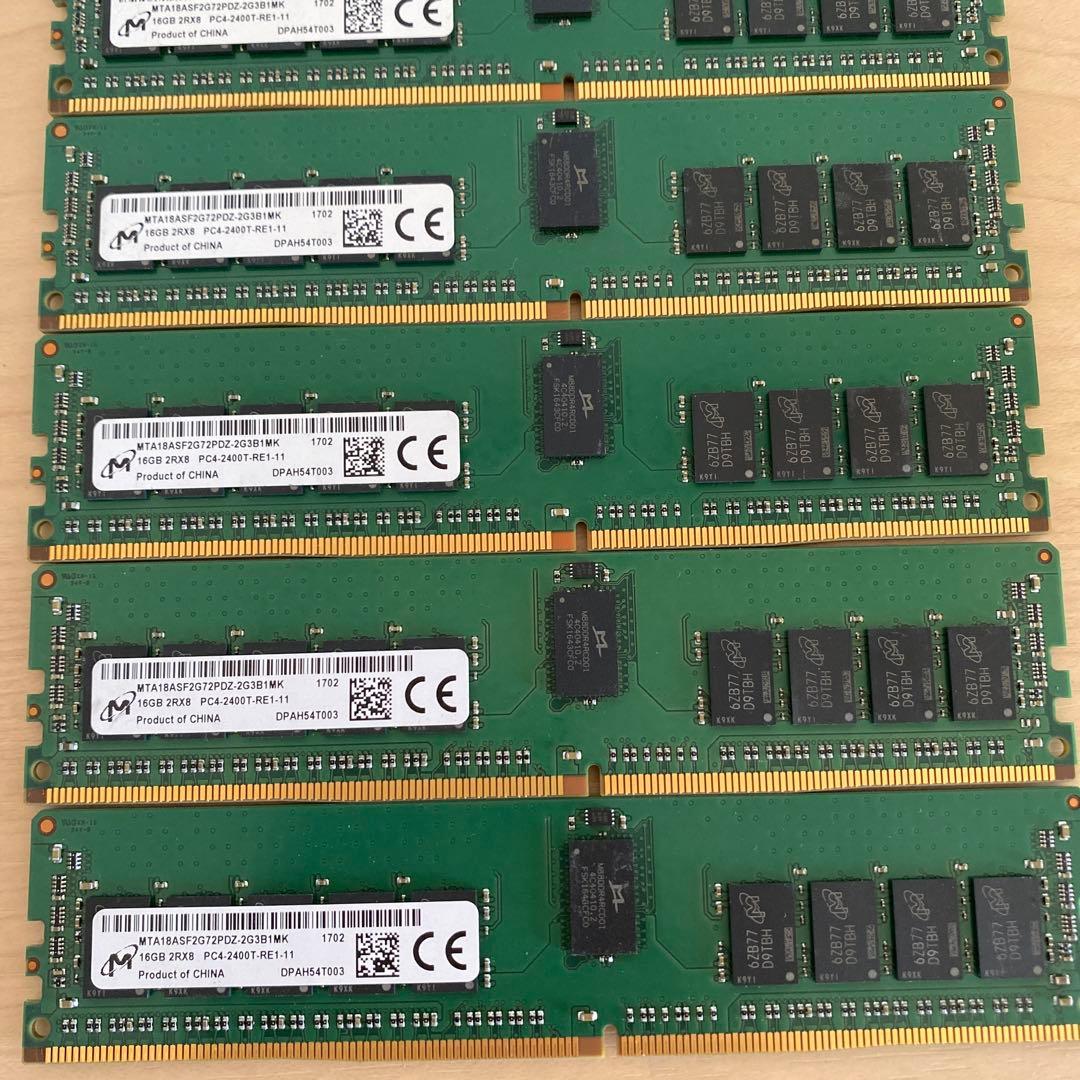 m*o様 メモリー 16GB 2RX8 PC4-2400T-RE1-11/8枚