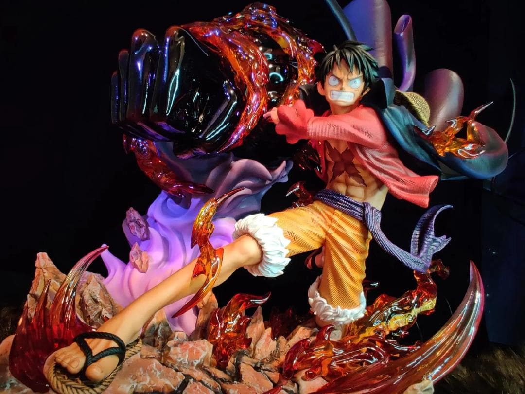 ワンピース レッドロック ルフィ 業火拳銃 ガレージキット フィギュア LX