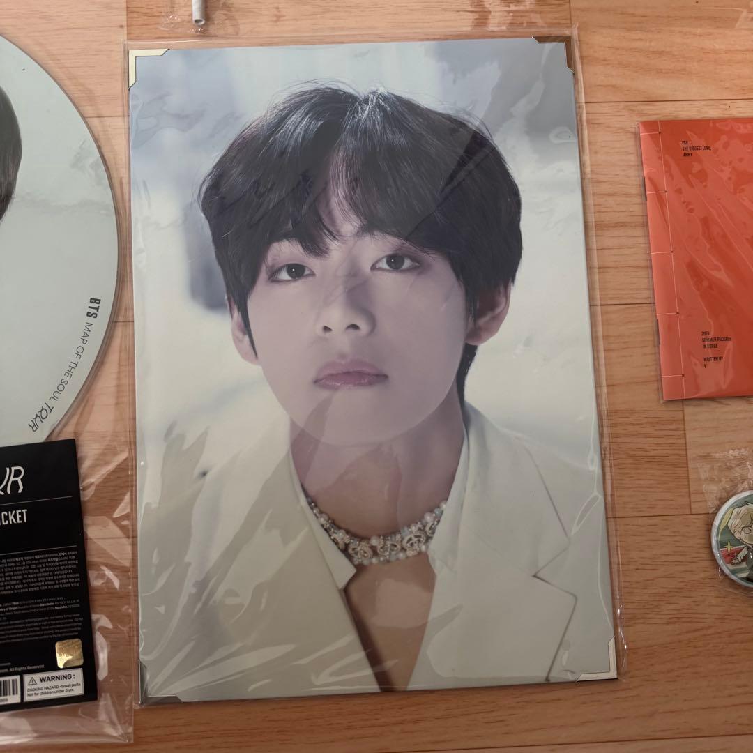 BTS テヒョン テテ うちわ フラッグ プレフォト サマパケダイアリー セット