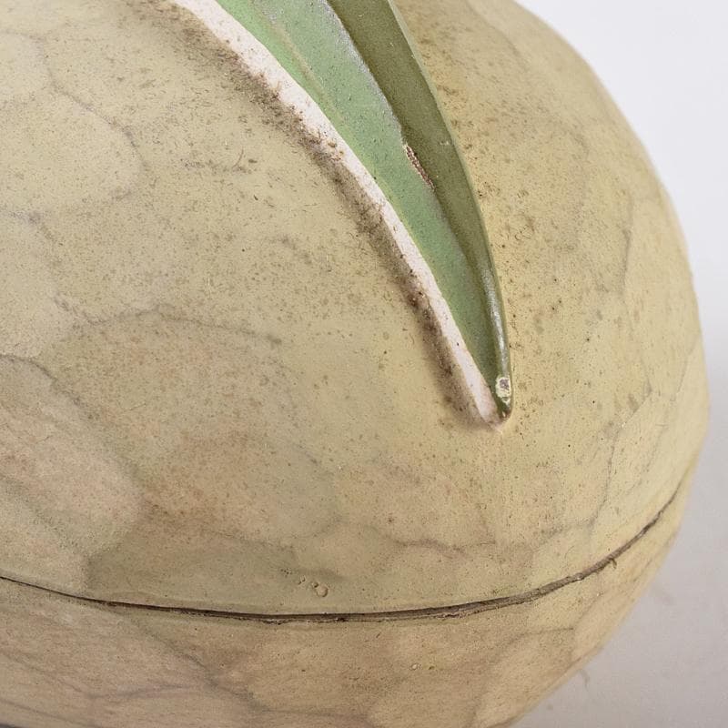 茶道具　西村雅之作　木彫　鶴香合　共箱　V　R8574