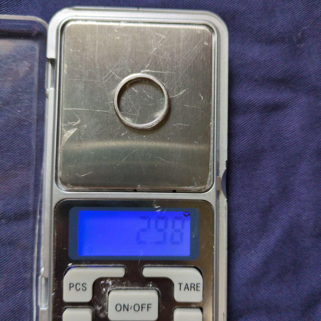 ティファニー　ハーフエタニティリング　pt950 8号