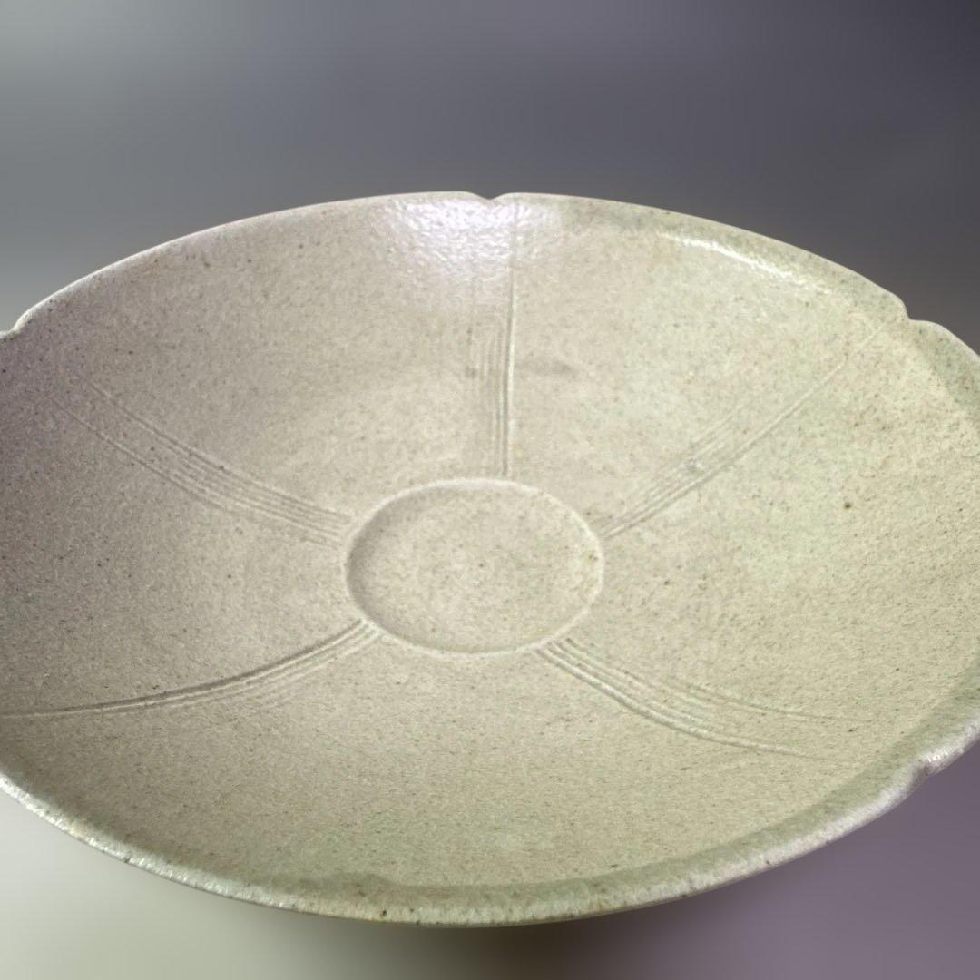 播州相生焼　相生浦窯　那波鳳翔　青磁小皿　五客揃