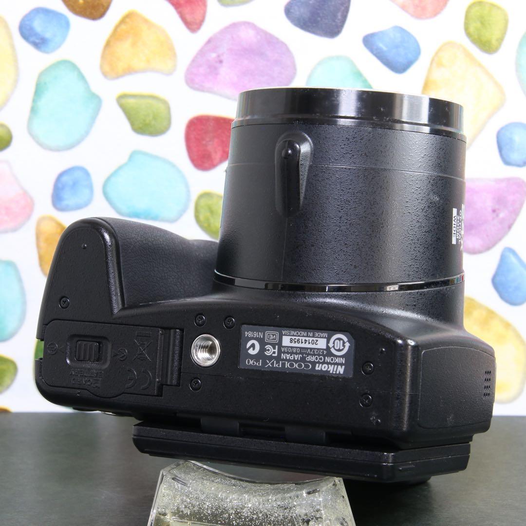 ♥︎◇Nikon COOLPIX P90 ◇近くも遠く撮れる♪ ◇予備バッテリー