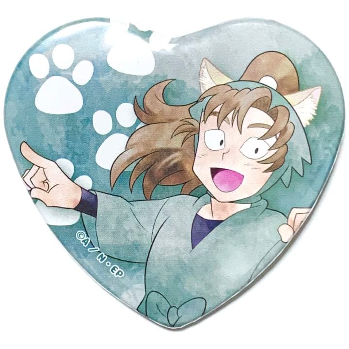 忍たま乱太郎 善法寺 伊作 ハート缶バッジ ナンジャタウン