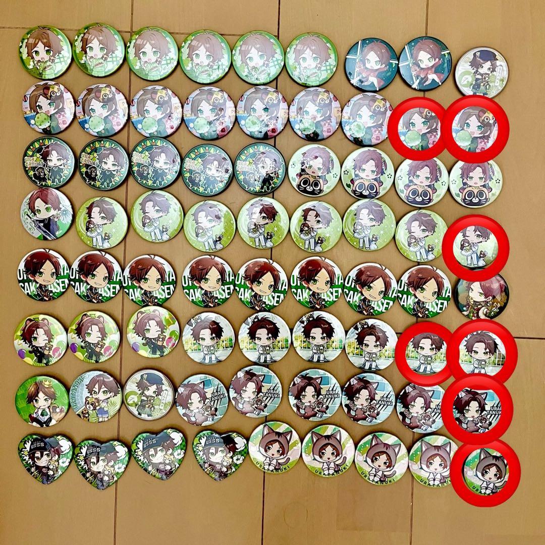 うらたぬき 缶バッチ まとめ売り